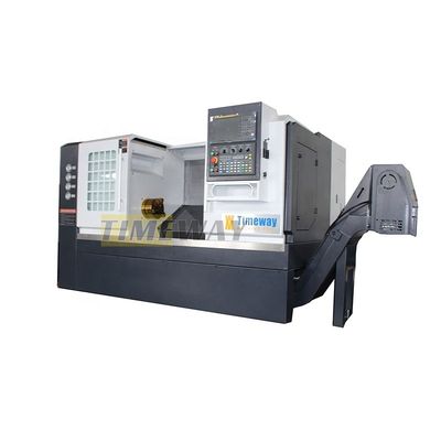 7.5 kw Hoofdmotorkracht Hoogprecisie Slant Bed CNC draaibank voor de industrie