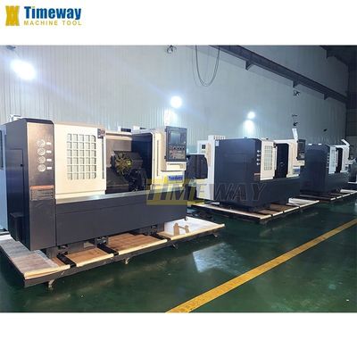 7.5 kw Hoofdmotorkracht Hoogprecisie Slant Bed CNC draaibank voor de industrie