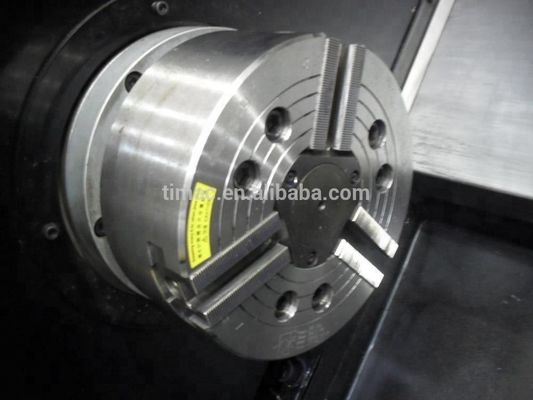 Twin Spindle FANUC Slant Bed CNC draaibank AK-25 met 12 gereedschapsposten