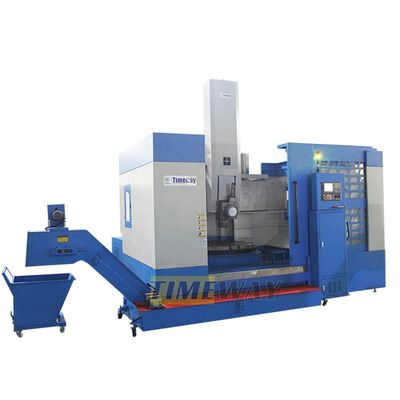 Krachtige CNC-verticale draaibank met een vermogen van 60 kW en een z-asverplaatsing van 800 mm