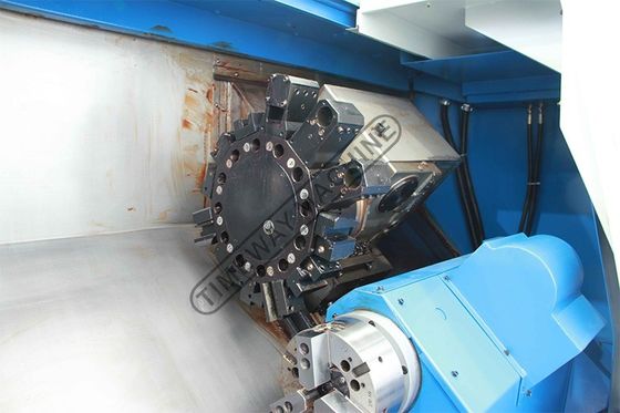 AK-25DS dubbelspindel CNC draaibank De perfecte keuze voor zware bewerking