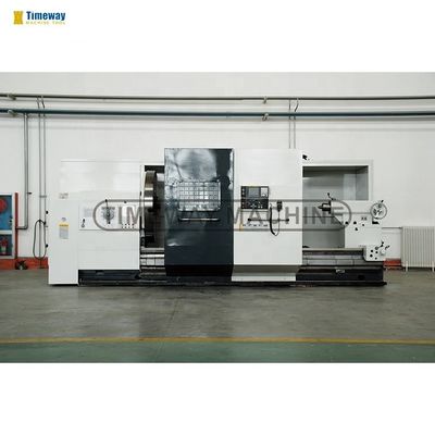 6000 kg laadvermogen Yantai Flat Bed Metal CNC draaibank met horizontaal besturingssysteem