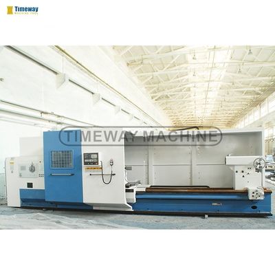 6000 kg laadvermogen Yantai Flat Bed Metal CNC draaibank met horizontaal besturingssysteem