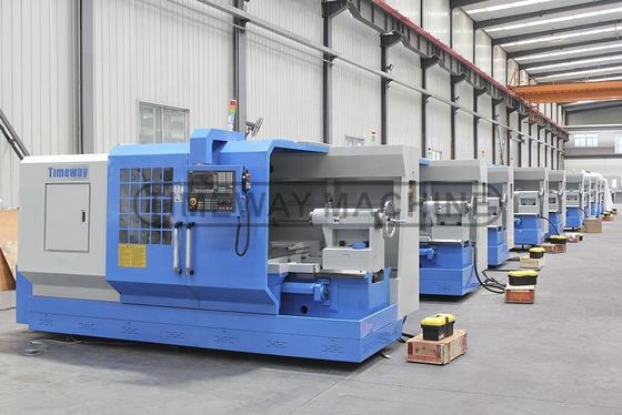 0.008mm Herpositionering nauwkeurigheid zware werkzaamheden horizontale CNC draaibank voor industriële machines