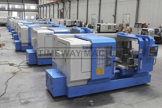 0.008mm Herpositionering nauwkeurigheid zware werkzaamheden horizontale CNC draaibank voor industriële machines