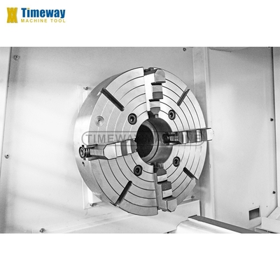 800 mm bed breedte plat bed CNC draaibank met volledige functies en max. 520 mm swing