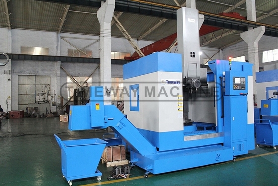 800 mm werktafel en 1070 mm bedbreedte CNC verticale draaibank voor het boren van grote gaten