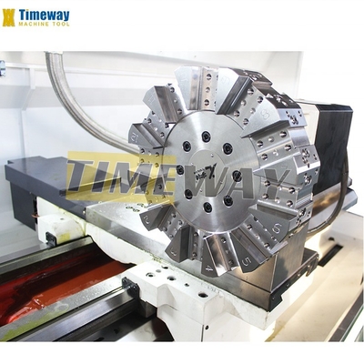 2630x1400x1550mm Hoogprecisie Flat Bed CNC-draaien met 4 werktuigpoststations