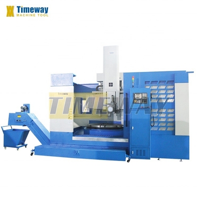 Rectangular Rails CNC Vertical Lathe Machine met 2 assen en garantie na verkoop