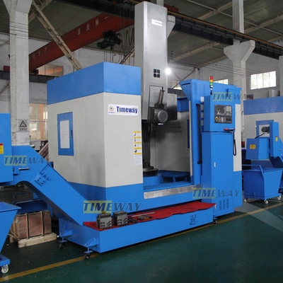 Rectangular Rails CNC Vertical Lathe Machine met 2 assen en garantie na verkoop