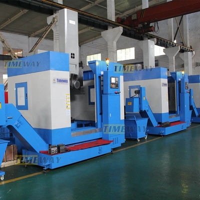 Rectangular Rails CNC Vertical Lathe Machine met 2 assen en garantie na verkoop