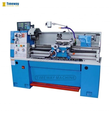 T-1440B Precision Gear Head Motor Lathe met 220 mm Swing Diameter Over Cross Slide