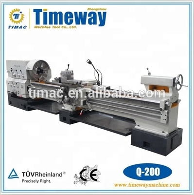 16-380rpm Spindelsnelheid Handmatige horizontale buis draad draaibank voor olieveld 130-270mm