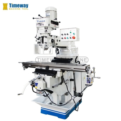 2.2kW Spindelmotorkracht 3-assige DRO universele roterende kop freesmachine voor frezen