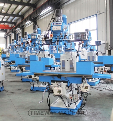 2.2kW Spindelmotorkracht 3-assige DRO universele roterende kop freesmachine voor frezen