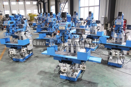 2.2kW Spindelmotorkracht 3-assige DRO universele roterende kop freesmachine voor frezen