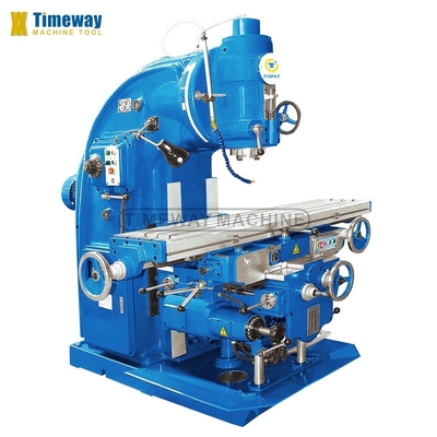 Verticale kniefreesmachine voor tafelreizen van 320 mm met spindelkop van ±30°