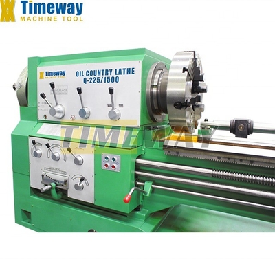 Timeway Z-Axis Travel 2810mm Olie Land Manuele draaibank voor het draaien van pijpen