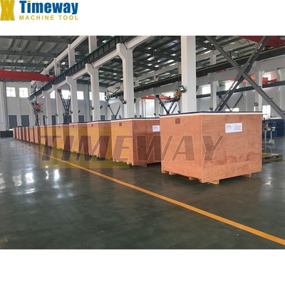 Metalen werkstuk verwerking aangepaste zware leiding spoor horizontale rollende CNC draaibank