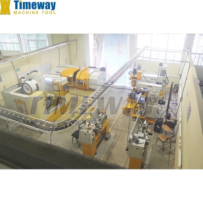 Metalen werkstuk verwerking aangepaste zware leiding spoor horizontale rollende CNC draaibank