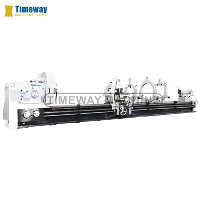 970 mm breedte hoge precisie zware werkzaamheden horizontale handleiding draaibank met 1 en 970 mm bed breedte