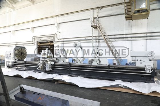 970 mm breedte hoge precisie zware werkzaamheden horizontale handleiding draaibank met 1 en 970 mm bed breedte