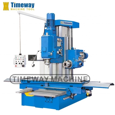 2400 mm x 650 mm Werktafelgrootte Bed-type Bor- en freesmachine met één spindel
