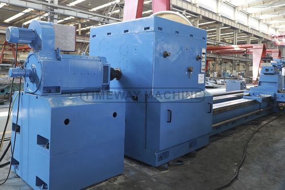 Zware CNC-draaiende automatische platbed metalen horizontale draaibank met twee spindels