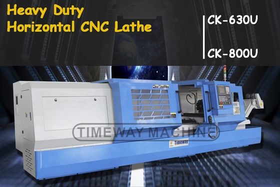 Medium Duty CNC-draaibank CK-800U Timeway Precision Metal Turning met 6-station gereedschapspost