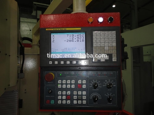 800 mm X-assige FANUC-bedtype CNC-freesmachine met spindelversnellingsbereik van 40-6000 t/m