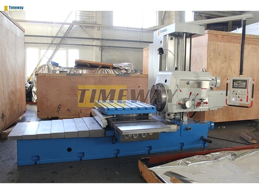 Maximaal laadgewicht van 5000 kg Hoogprecisie DRO horizontale boor- en freesmachine
