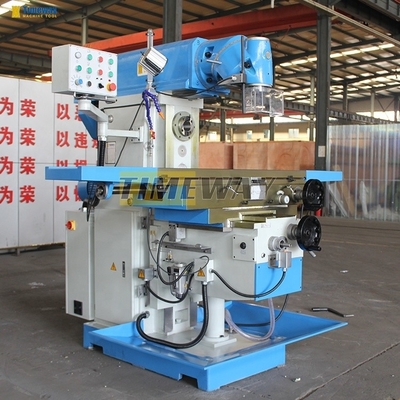 Aanpasbare draaikop handmatige knie-type freesmachine met hoge productiviteit