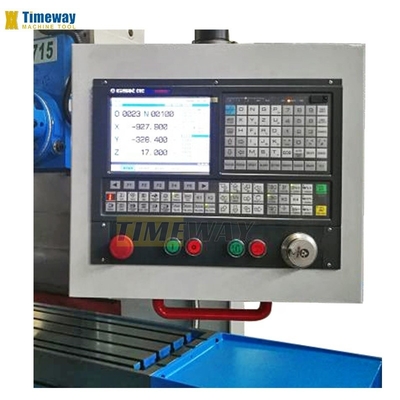Hoogpresisie 3-assige verticale bed type freesmachine met 11kW spindelmotor vermogen