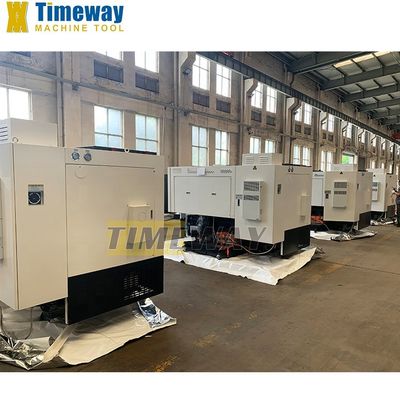 Eenvoudige spindel 12 werktuigpoststations Slat Bed CNC draaibank CK-36 voor de vervaardiging van eindonderdelen