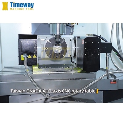 Roterende tafel Verticaal frezen VMC850G 5-assig CNC-bewerkingscentrum met hoge nauwkeurigheid