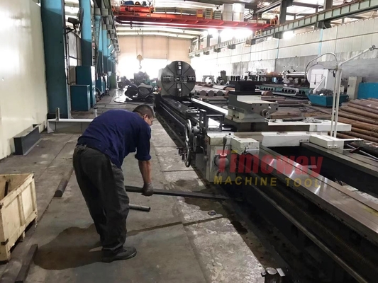 Metrische 140 Taper Hole Manual Lathe voor staalwerkstukken tot 12000mm per Timeway