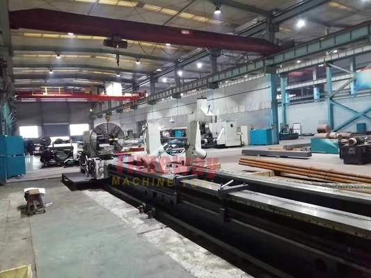 Metrische 140 Taper Hole Manual Lathe voor staalwerkstukken tot 12000mm per Timeway
