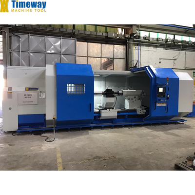 Metalen verwerking vereenvoudigde zware platte bed CNC horizontale draaibank machine AK-1600B