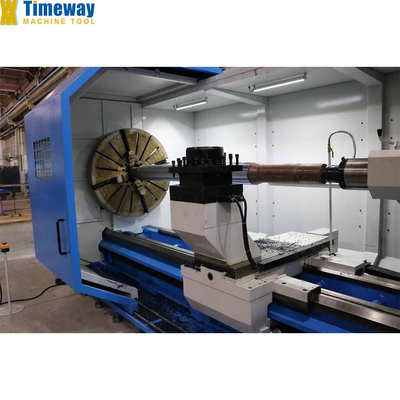 Metalen verwerking vereenvoudigde zware platte bed CNC horizontale draaibank machine AK-1600B