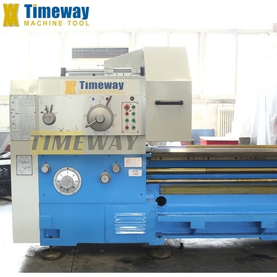 Metalen bewerkingsfunctie Zware horizontale draaibank 3000 mm Werkstuklengte
