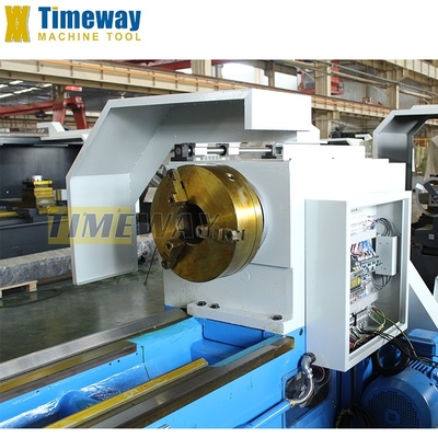Metalen bewerkingsfunctie Zware horizontale draaibank 3000 mm Werkstuklengte
