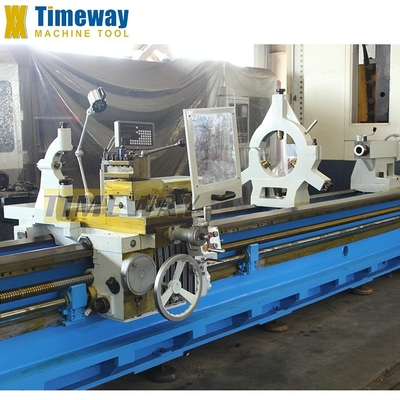 Metalen bewerkingsfunctie Zware horizontale draaibank 3000 mm Werkstuklengte