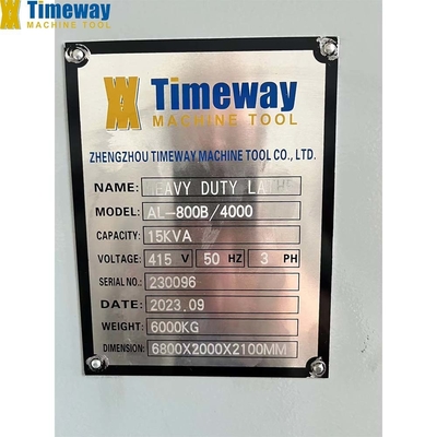 Metrische 120 Spindel Taper High Precision Heavy Duty Horizontale draaibank AL-940B voor metaal