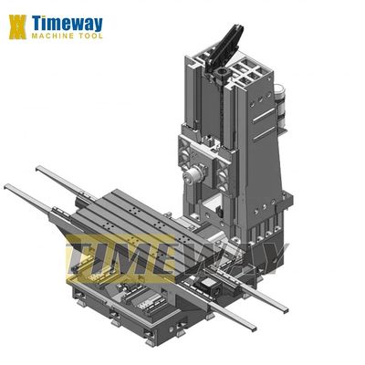 Multifunktioneel horizontaal machinecentrum met en X/Y/Z-asvoersnelheid 1-5000 mm/min