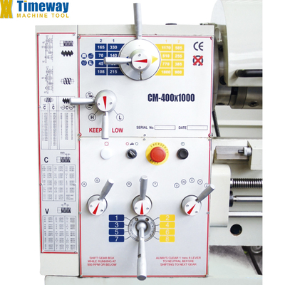 Top Slide Travel 140mm CM-400 Gap Bed Lathe Machine met 45 1800 r.p.m. Spindelsnelheid