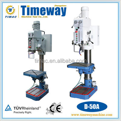 2.2kW Vermogen D-50A Pedestal boormachine Verticale boor Fressing type voor metaal