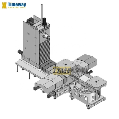 Metalen bewerking CNC horizontaal bewerkingscentrum met 630x630mm tafelgrootte Online