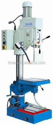 Max. boorkapaciteit 50 mm Radial Arm Pillar Boormachine voor metaal toepassingen