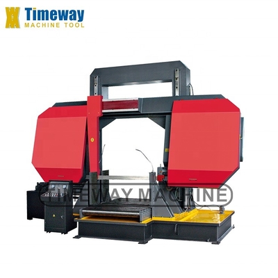 Grote semi-automatische horizontale metaalbandzaagmachine GBS-1000 voor productie-installaties
