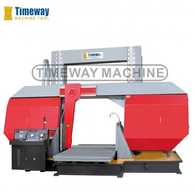 Grote semi-automatische horizontale metaalbandzaagmachine GBS-1000 voor productie-installaties